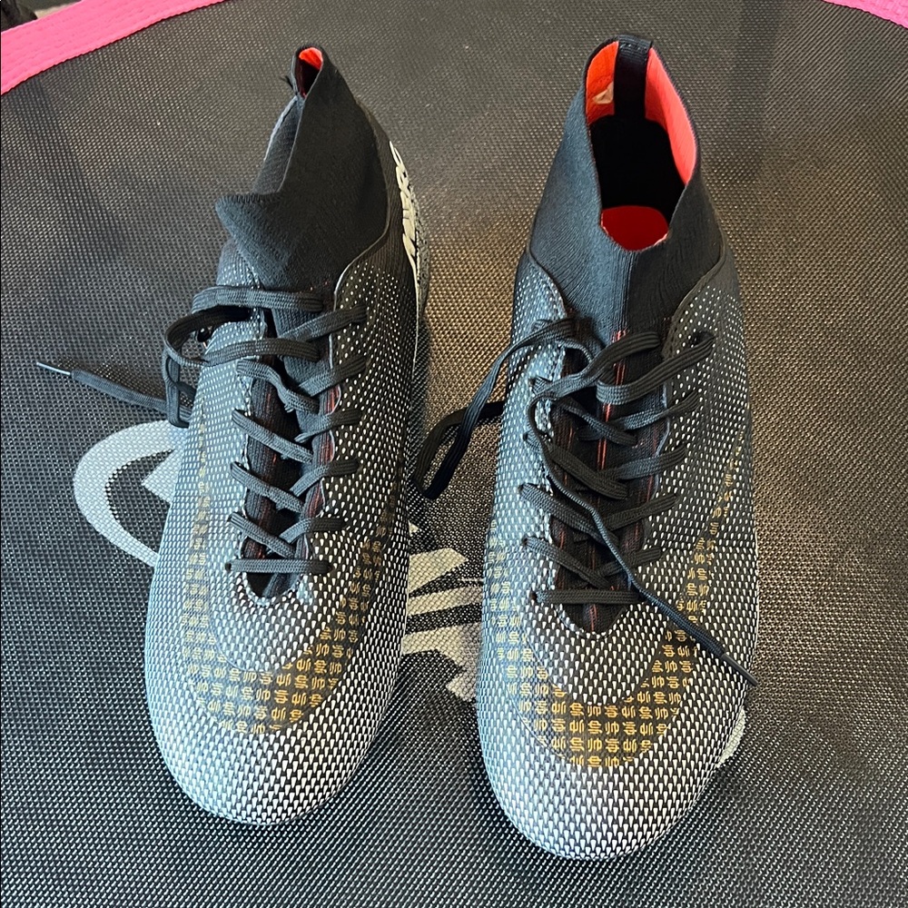 Nike Black and Gold Athletic Shoes
